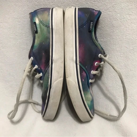 Galaxy Vans Sneakers • Size US Missy 4.0 • Preloved with wear - Picture 2 of 16